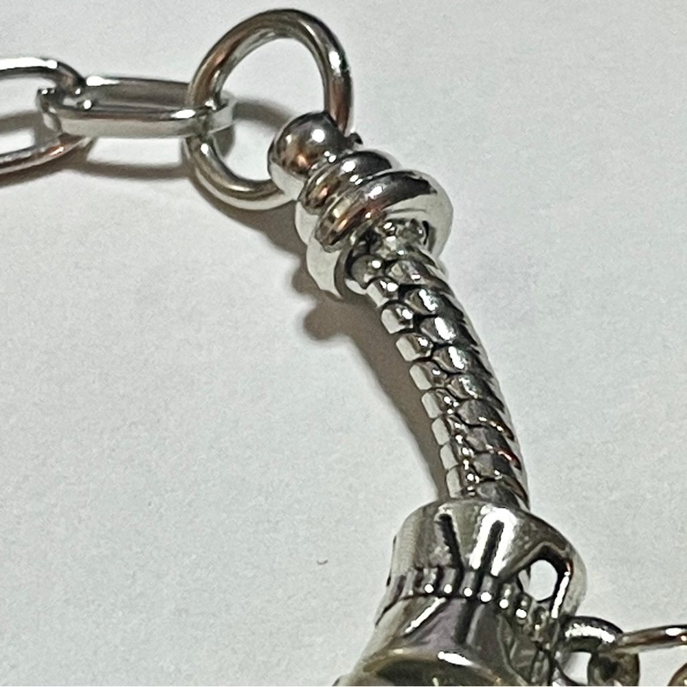 Kawaii Unicorn Rainbow Charm Pandora Style Bracelet, Colorful Enamel Charms, Y2K - Picture 16 of 16